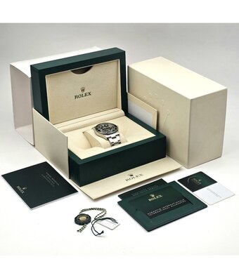 Rolex Submariner Date 41 NEW ROLEX SERVICE - 2023 B+P | steel ceramic - black Oyster