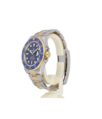 Rolex Submariner Date 41 NEW ROLEX SERVICE - 2020 B+P | steel - gold blue - bluesy sunburst Oyst