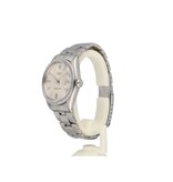 Rolex Date 34 34 NEW ROLEX SERVICE - 1992 | steel silver Oyster Engine Turned Bezel