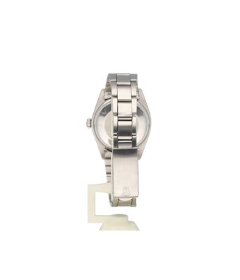 Rolex Date 34 34 NEW ROLEX SERVICE - 1992 | steel silver Oyster Engine Turned Bezel