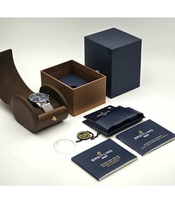 Breitling Superocean Heritage  46 - 2021 box + papers | steel blue