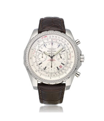 Breitling Bentley  48 NEW BREITLING SERVICE -  2003 B+P | steel white