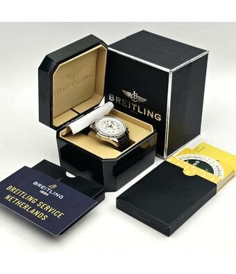 Breitling Bentley  48 NEW BREITLING SERVICE -  2003 B+P | steel white