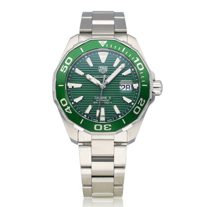 Aquaracer  43 - 2020 box + papers | steel green