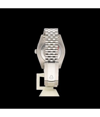 Rolex Datejust 41 steel rhodium - slate - grey fluted Jubilee 2018 box + papers