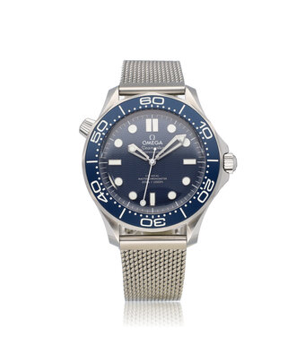 Omega Seamaster Diver 300M Co-Axial Master Chronometer 42 James Bond - 2024 + papers | steel blu