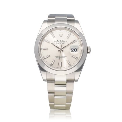 Datejust 41 - 2026 box + papers | steel silver domed Oyster