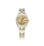 Rolex Lady-Datejust 26 NEW ROLEX SERVICE - 1976 | steel - gold champagne domed Oyster