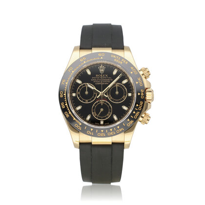 Daytona  40 2020 + papers | Oysterflex - rubber yellow gold black