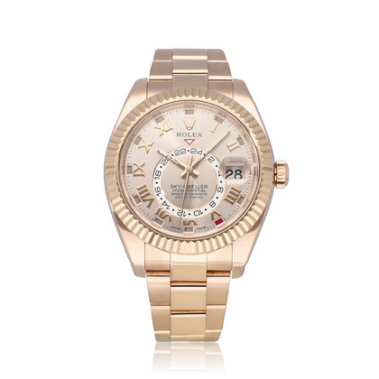 Sky-Dweller  42 - 2015 - box + papers | rose gold sundust pink roman Oyster
