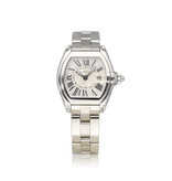 Cartier Roadster  31 - 2003 B+P | date steel silver roman