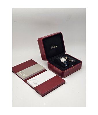 Cartier Roadster  31 - 2003 B+P | date steel silver roman