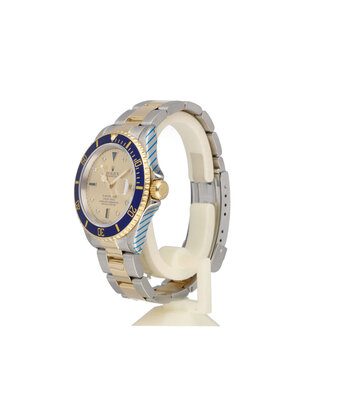 Rolex Submariner Date 40 SERTI - 1997 + papers | steel - gold sultan sapphire diamond blue - blu