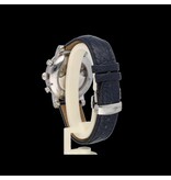 Christiaan van der Klaauw Ariadne Perpetual Calendar 40 steel silver alligator leather - date - moonphase 2008 box +