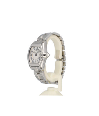 Cartier Roadster  31 - 2011 B+P | date steel silver roman  | ref. W62016V3 |