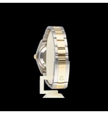 Rolex Datejust 36 2019 box + papers | steel - yellow gold green diamond roman Oyster B+P