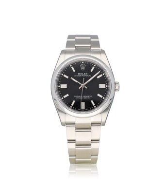 Rolex Oyster Perpetual 36 -2024 box + papers | steel black domed Oyster