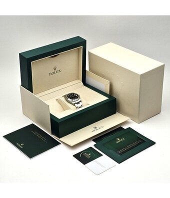 Rolex Oyster Perpetual 36 -2024 box + papers | steel black domed Oyster
