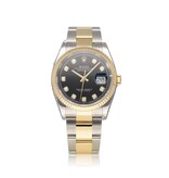 Rolex Datejust 36 steel - gold black diamond