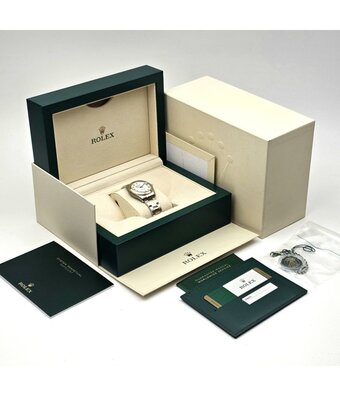 Rolex Datejust 31 steel - yellow gold white roman Oyster 2019 box + papers