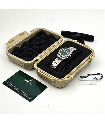 Rolex Oyster Perpetual 31 steel green Bulbasaur 2022 + papers