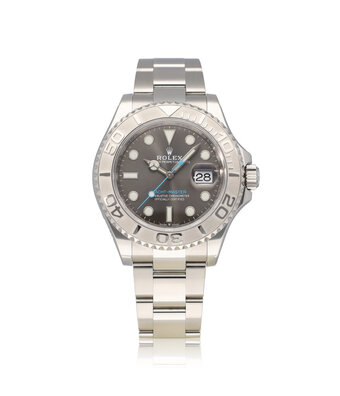 Rolex Yacht-master 40 2020 box + papers | steel / platinum rhodium - grey - slate