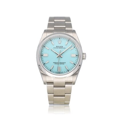 Oyster Perpetual 36 - 2025 box + papers steel tiffany domed Oyster