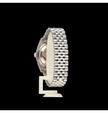 Rolex Datejust 36 NEW ROLEX SERVICE | steel - white gold blue fluted concealed Jubilee