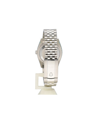 Rolex Datejust 36 NEW ROLEX SERVICE | steel silver domed Jubilee + box