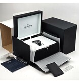 Zenith Chronomaster Revival 37 2021 box + papers | titanium black canvas