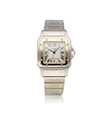 Cartier Santos de Cartier Galbée 34,8 - 1988 + papers | steel / gold silver quartz