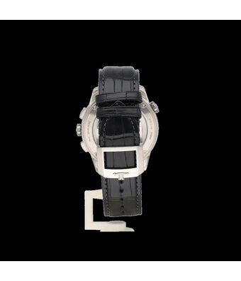 Jaeger-LeCoultre Polaris Chronograph 44 NEW JLC SERVICE - 2022 B+P | titanium black alligator leather