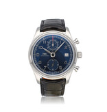 IWC Portugieser Chronograph Classic Edition Laureus Sport for good 42 NEW IWC STRAP | steel bl