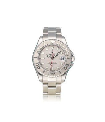 Rolex Yacht-master 35 NEW ROLEX SERVICE - 2005 | steel - platinum red medium