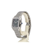 Cartier Santos de Cartier  MM - 2023 box + papers | steel green roman