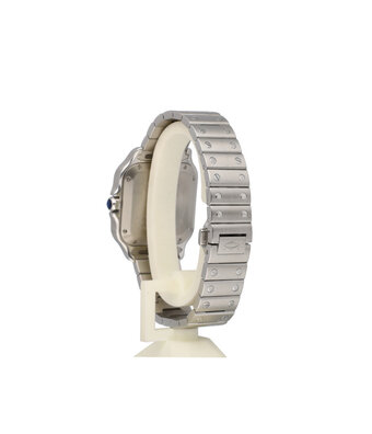Cartier Santos de Cartier  MM - 2023 box + papers | steel green roman