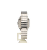 Cartier Santos de Cartier  MM - 2023 box + papers | steel green roman