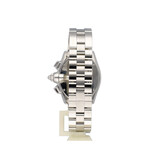 Cartier Roadster Chronograph Automatic 40 - 2006 + papers | XL steel bracelet silver roman
