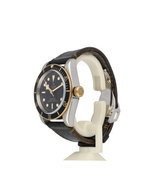 Tudor Black Bay 41 S and G 41 steel - yellow gold  black 2017 box + papers