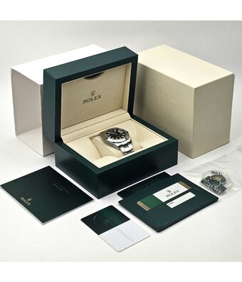 Rolex Datejust II 41 NEW ROLEX SERVICE - 2015 B+P | steel black Oyster