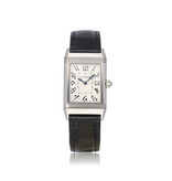 Jaeger-LeCoultre Reverso Classic Duetto 23 NEW JLC STRAP - steel black duo face diamond | ref. 256.8.75