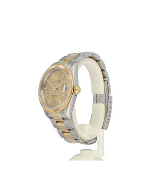 Rolex Datejust 36 Turn-o-graph - 1998 + papers | steel - yellow gold champagne Oyster