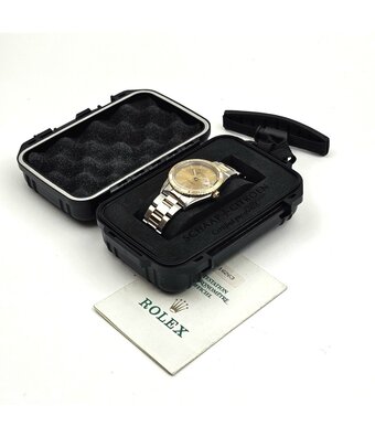 Rolex Datejust 36 Turn-o-graph - 1998 + papers | steel - yellow gold champagne Oyster