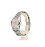 Rolex Oyster Perpetual Date NEW ROLEX SERVICE - 1988 box + papers | steel date silver domed Oyst