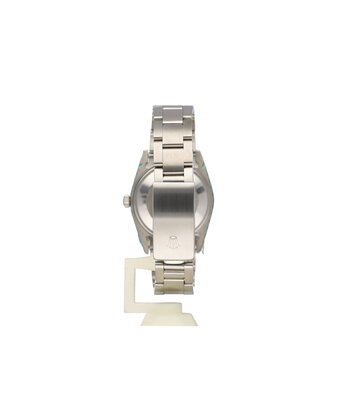 Rolex Oyster Perpetual Date NEW ROLEX SERVICE - 1988 box + papers | steel date silver domed Oyst