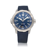 IWC Aquatimer Automatic 42 NEW IWC SERVICE - 2025 B+P | steel blue rubber