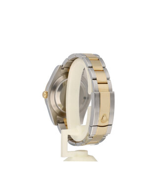 Rolex Datejust II 41 - 2012 + papers | steel - yellow gold fluted black Wimbledon roman Oyster