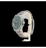 Rolex Submariner Date 40 2016 + papers | steel green - Hulk ceramic