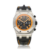Audemars Piguet Royal Oak Offshore  42 NEW AP STRAP - B+P | steel black orange
