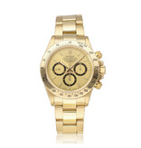 Rolex Daytona  40 NEW ROLEX SERVICE - W-serial - 1995 | Zenith yellow gold champagne